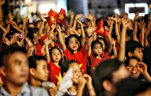 Chuong trinh nghe thuat gay an tuong manh voi nguoi dan. Anh: Hong Ha
