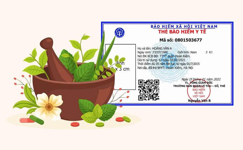 Health insurance payment for traditional medicine and medicinal herbs. Graphics: Linh Dan