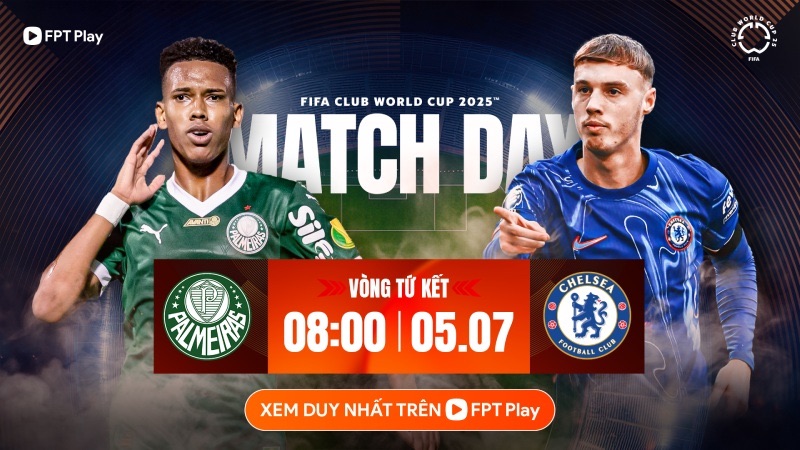 팔메이라스 FIFA 클럽 월드컵 2025 8강에서 첼시와 맞붙다. 사진: FPT Play