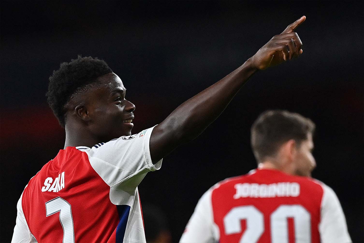 Chua ai co the thay the Saka ben hanh lang canh phai cua Arsenal. Anh: AFP