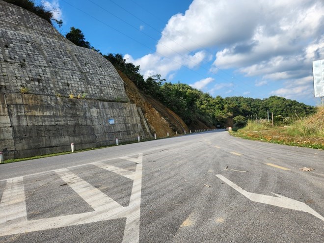 Autoroute 3 a Cao Bang. Photo: Un trinh