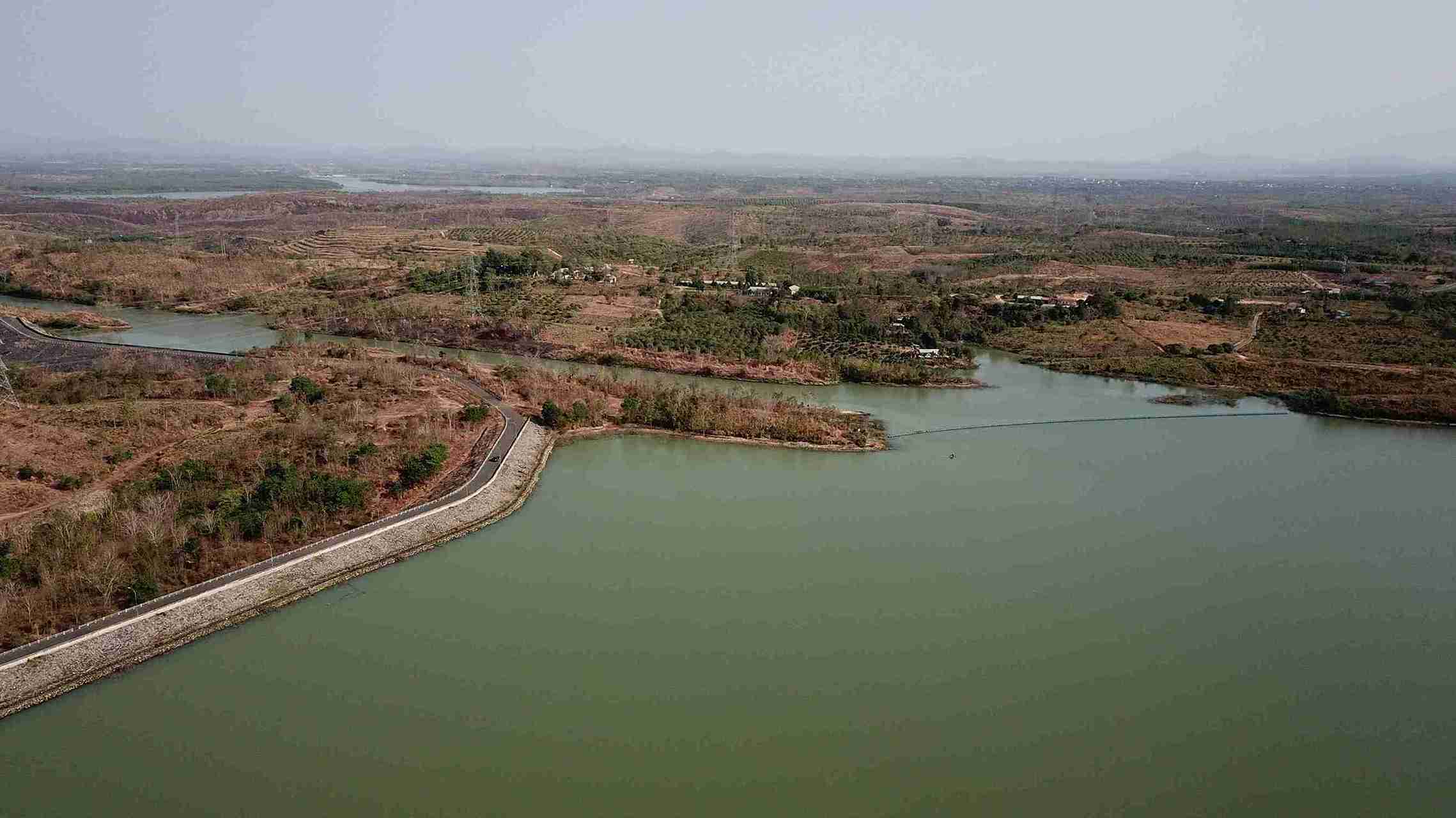 Le reservoir hydroelectrique de Buon Kuop devrait etre deverse dans les prochains jours. Photo : Bao Trung