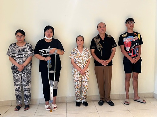 Công an Hà Nội tạm giữ giang hồ cộm cán Hạnh “Sự” và nhóm đàn em. Ảnh: CAHN