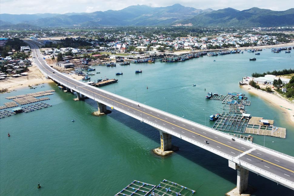 데지 해상 교량 (잘라이성). 사진: Hoai Phuong