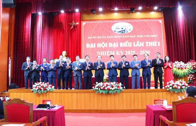 Đặc khu Vân Đồn tổ chức Đại hội Đảng bộ lần thứ 1