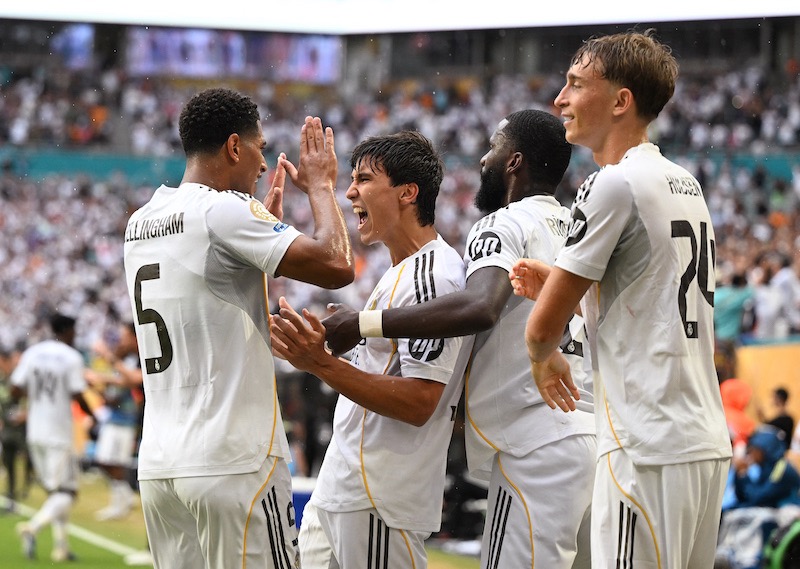 레알 마드리드는 도르트문트를 상대로 극적인 승리를 거둔 후 FIFA 클럽 월드컵 준결승에 진출했습니다. 사진: AFP