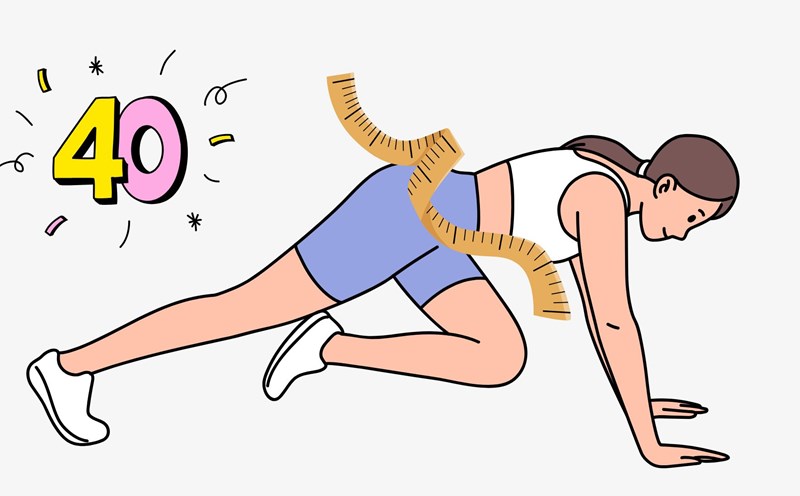 Exercise helps reduce belly fat. Graphics: Thanh Thanh