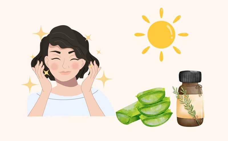 4 tips to help overcome acne at home in the summer. Graphics: Phuong Anh