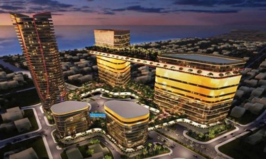 Một trong những ý tưởng phối cảnh Trung tâm Tài chính tại Đà Nẵng. Nguồn ảnh: UBND TP Đà Nẵng.