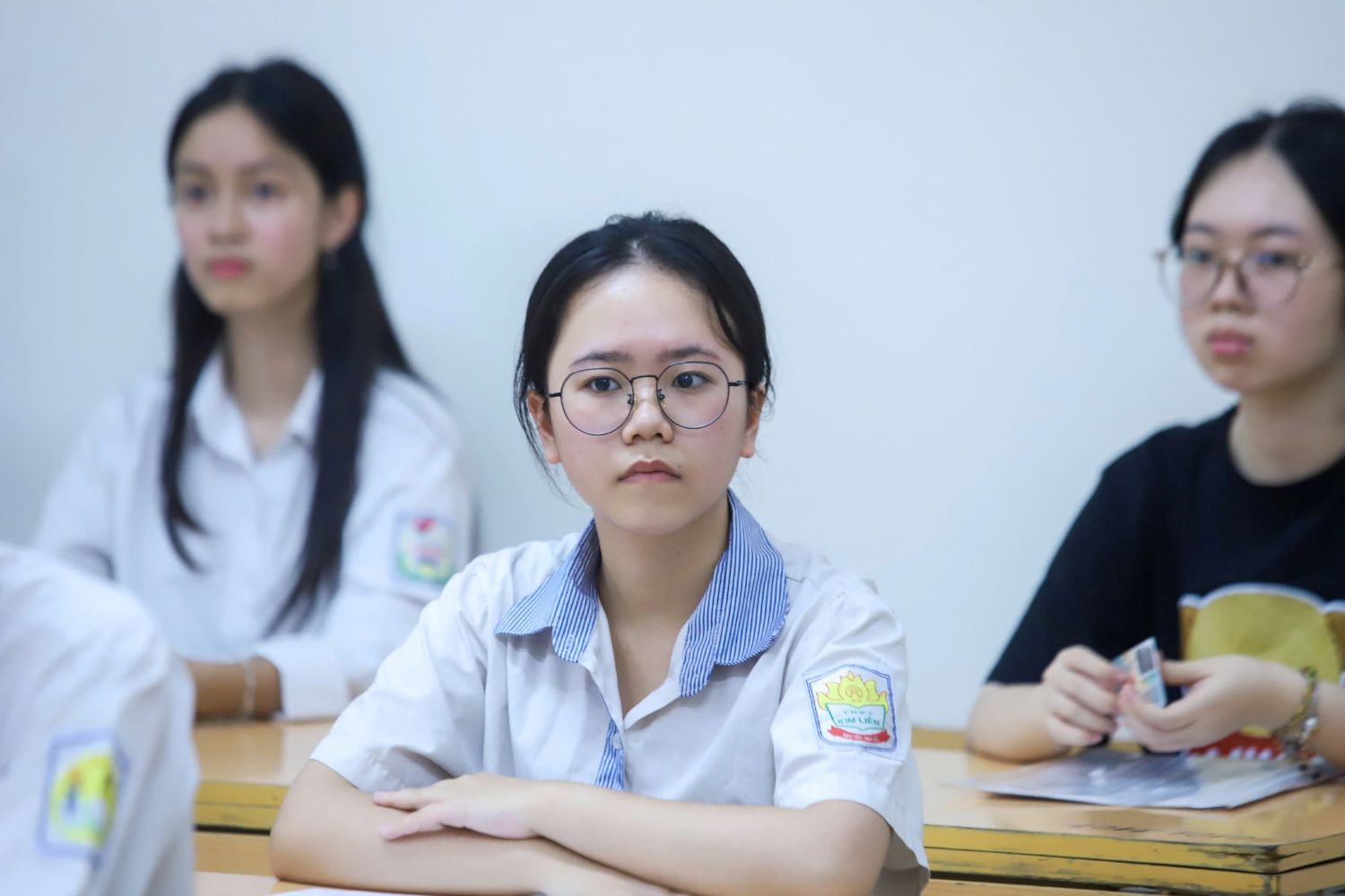 Candidates taking the 2025 high school graduation exam. Photo: Van Trang