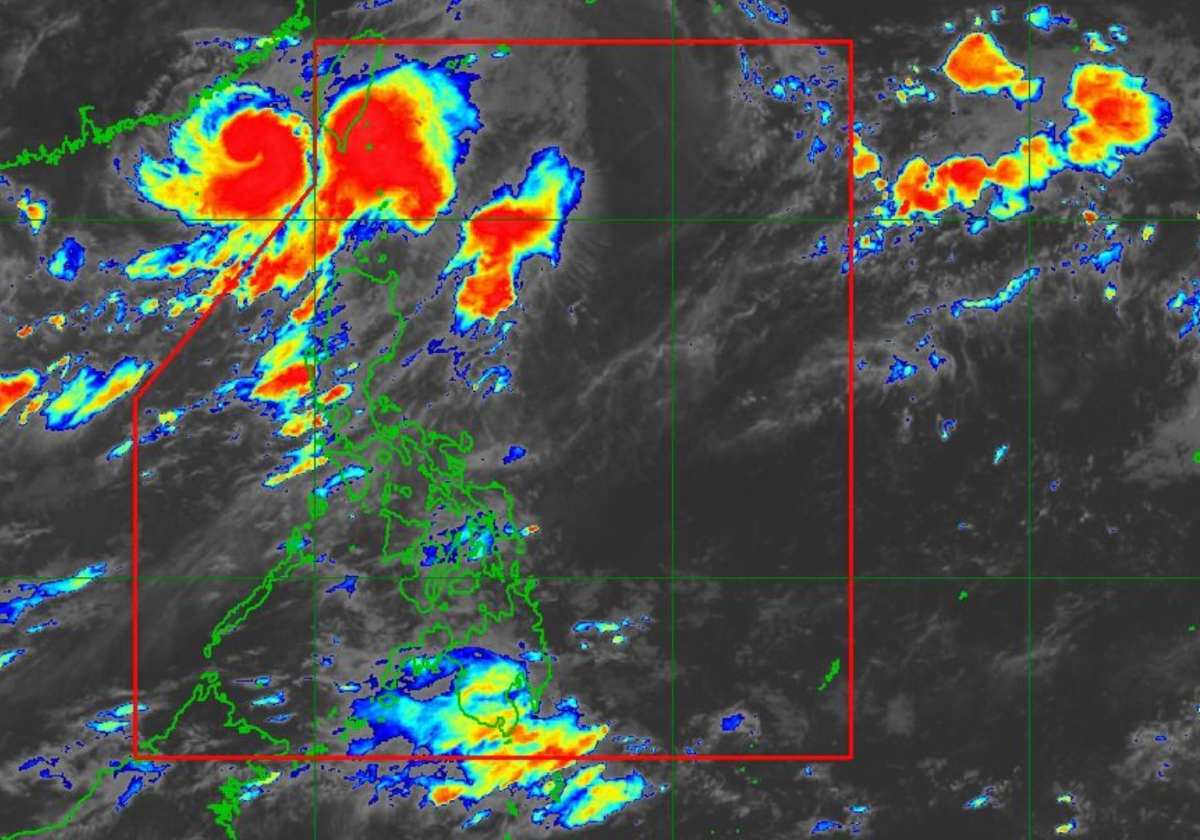 Typhoon No. 2 Danas se sacudio al nivel 15 a la 1h en 6.7.2025. Foto: Pagasa