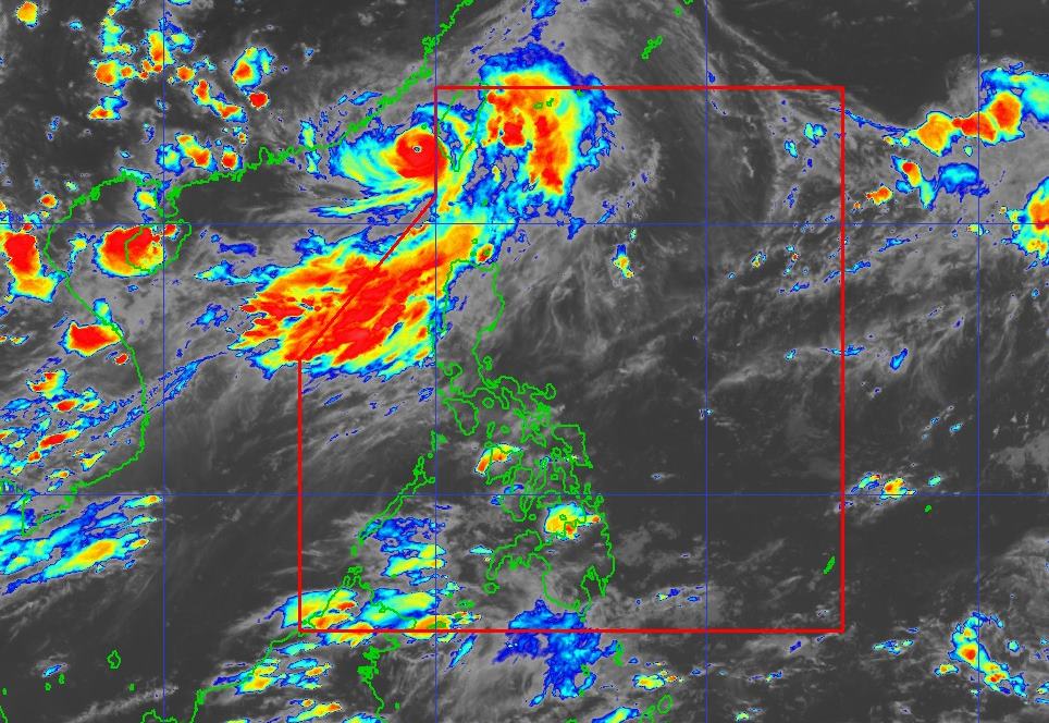 Du bao thoi tiet ngay mai 7.7, bao so 2 gay mua dong du doi tren bien. Anh: PAGASA