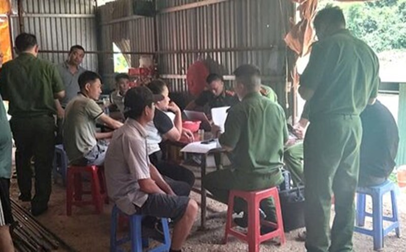 The authorities recorded the incident on the morning of July 2, 2025. Photo: Truong Son
