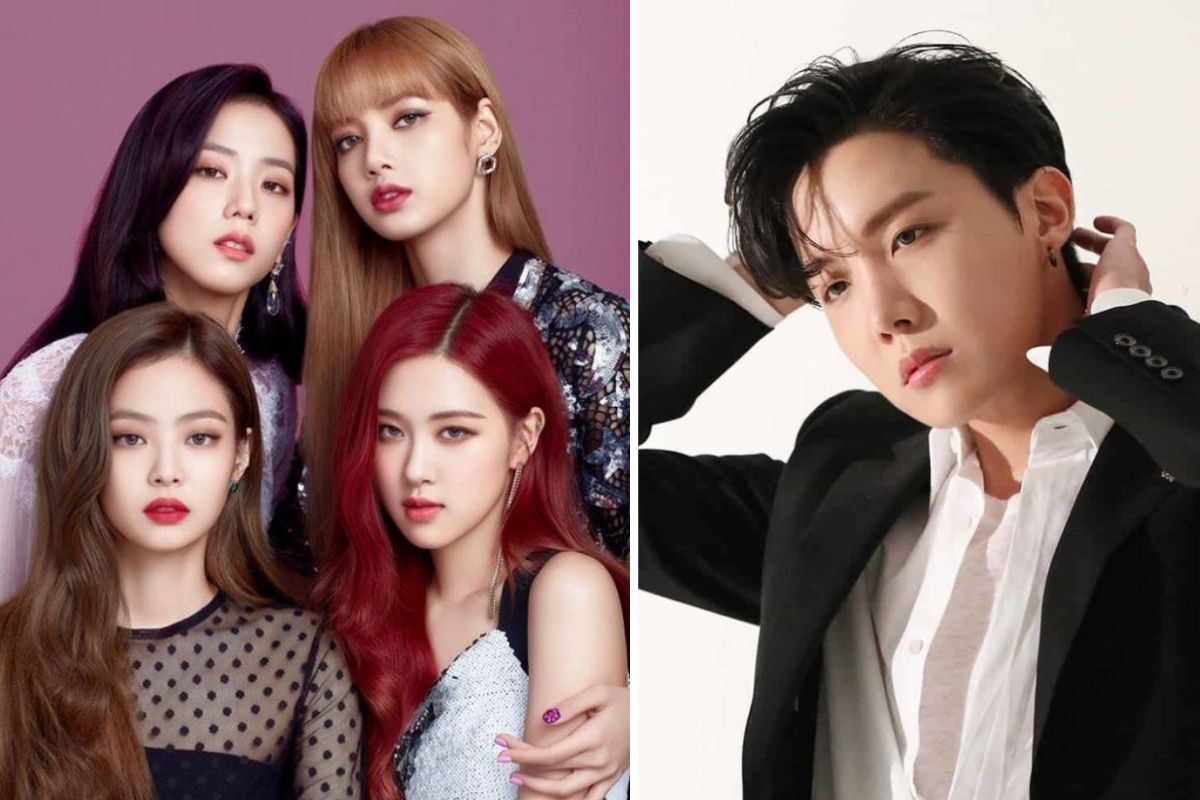 Blackpink and J-Hope (BTS). Photo: YG, Big Hit Music