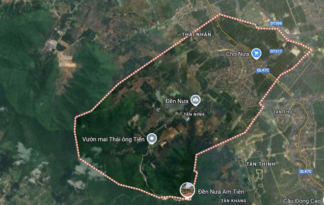 Khu vuc mot phan dien tich rung se duoc chuyen doi de thuc hien du an cap treo va du lich tam linh. Anh: Xuan Hung