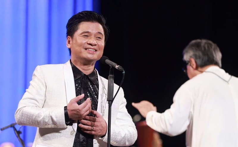 People's Artist Tan Minh participated in the program "Hanoi Concert - Music in the Summer 2025". Photo: Organizing Committee
