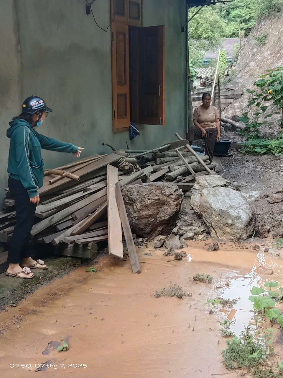 Mua lu tai xa Tam Thai gay thiet hai nang ne. Anh: Ngoc Anh