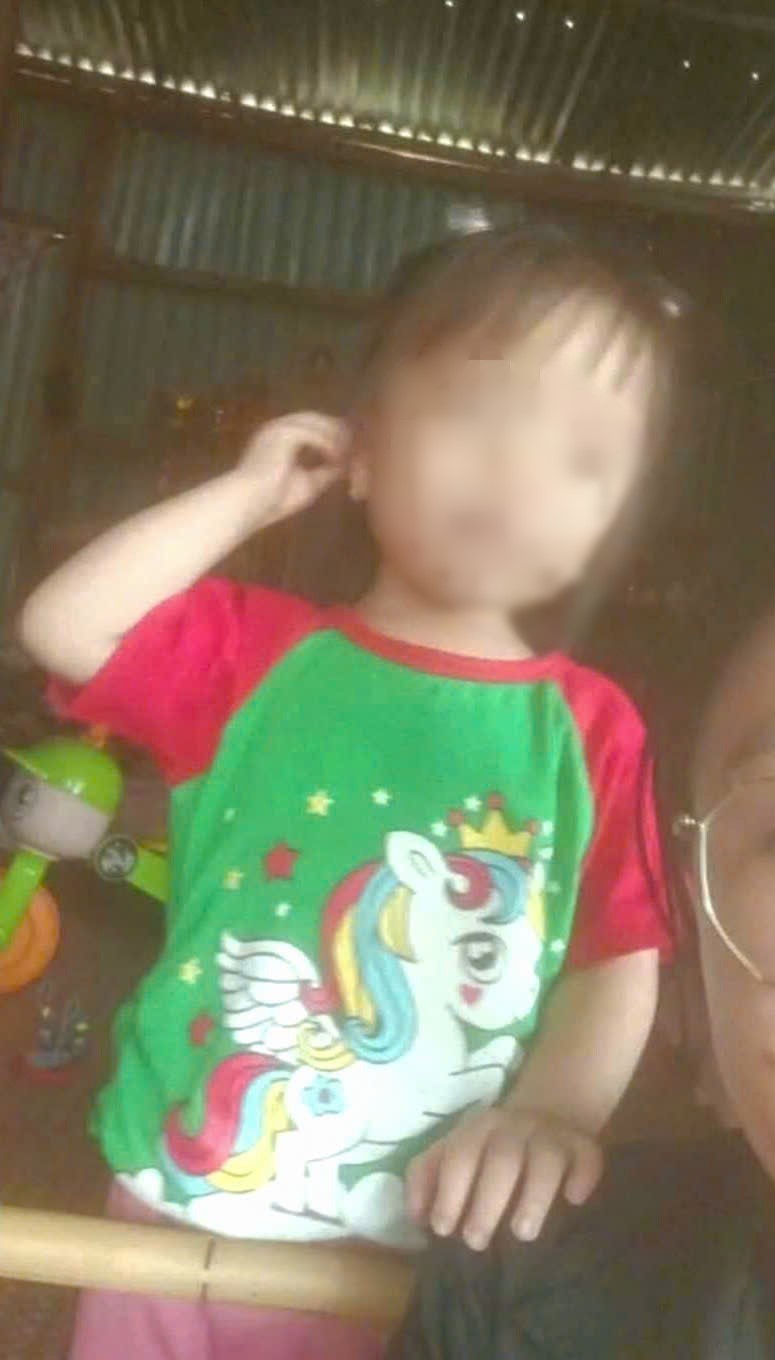 Une fillette de 2 ans disparue dans la commune de Hiep Thanh (province de Lam Dong). Photo : Fournie par la famille