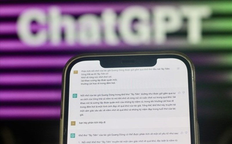 AI chatbots like ChatGPT learn natural language far behind children. Photo: Hoai Anh