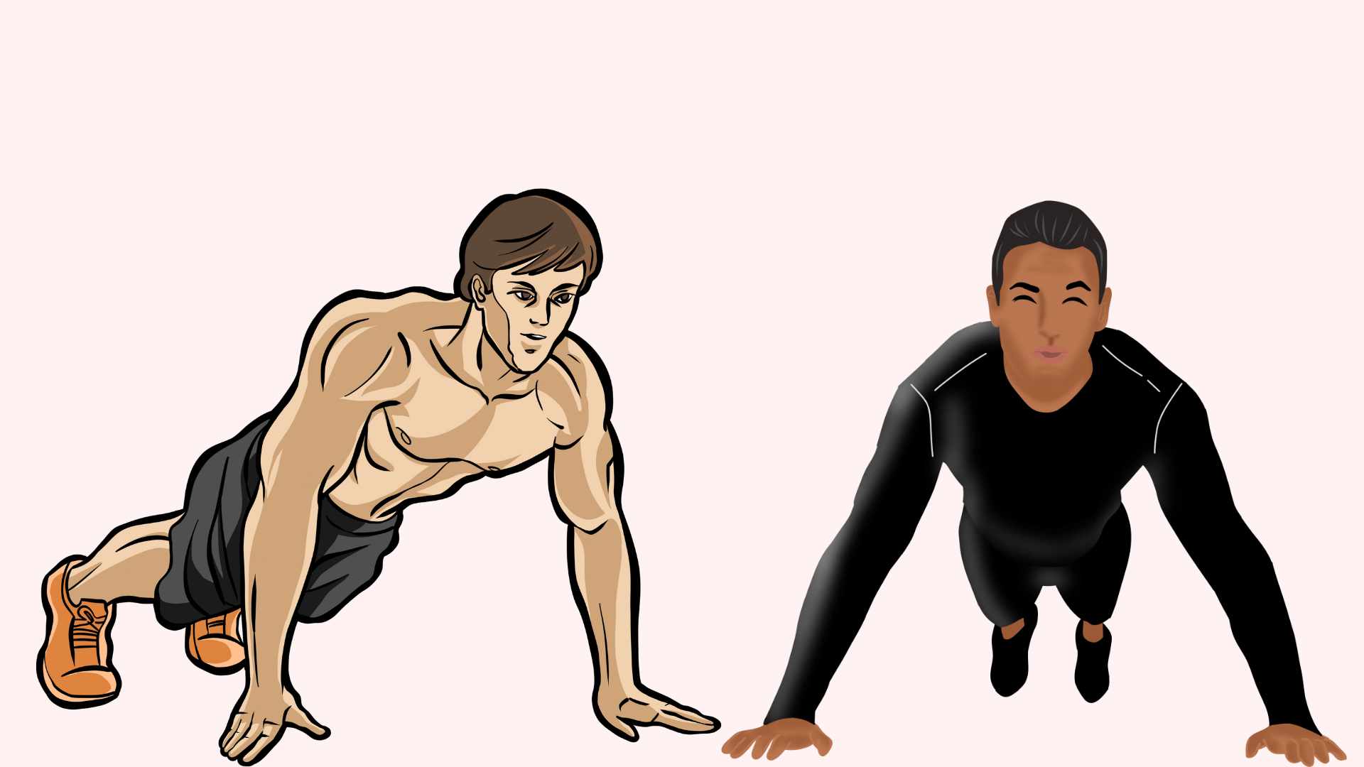 正しい押し方でお腹の筋肉を引き締める。グラフィック:Ha May