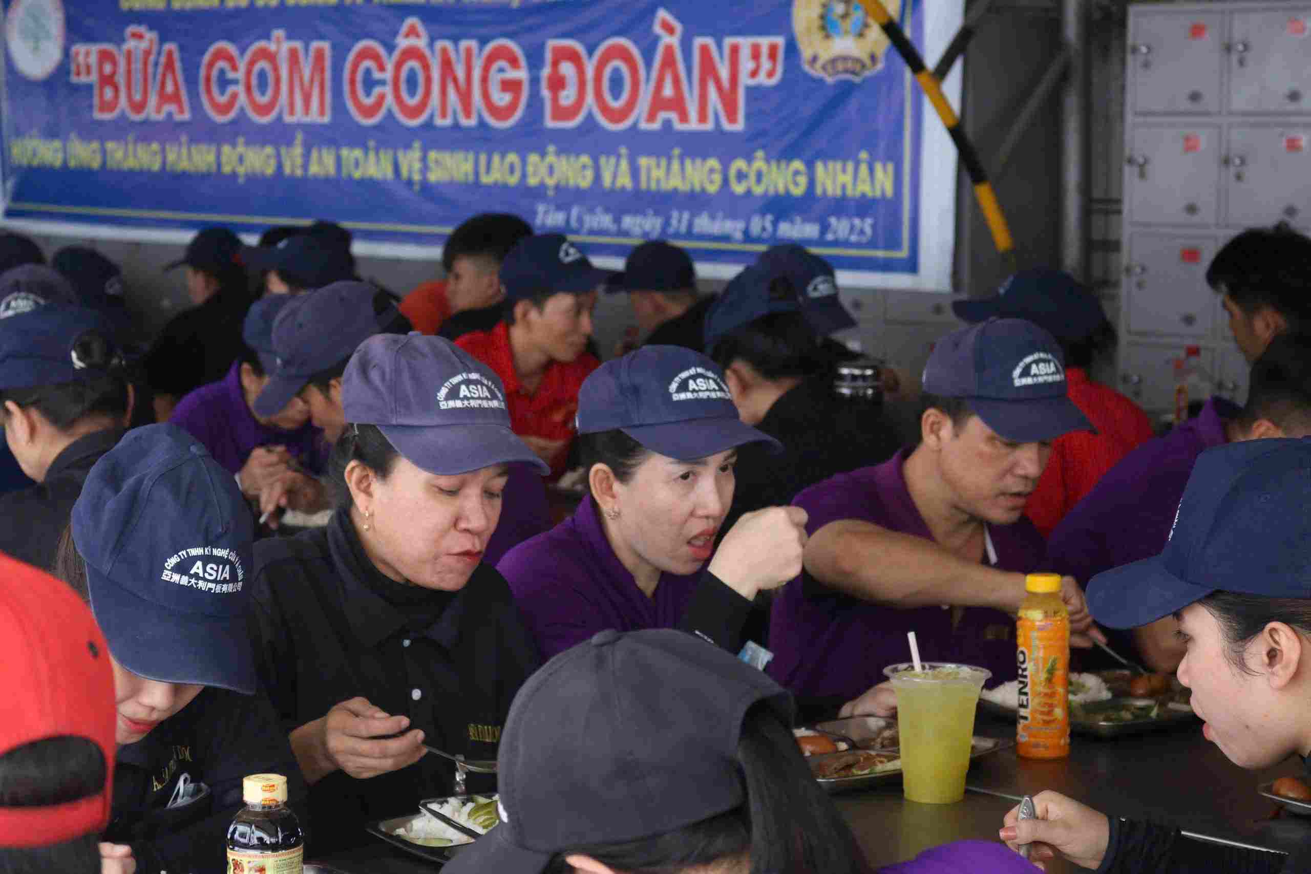 Le syndicat de l'etablissement prend soin de la vie et augmente les portions alimentaires pour les travailleurs. Photo : CDCS fournie