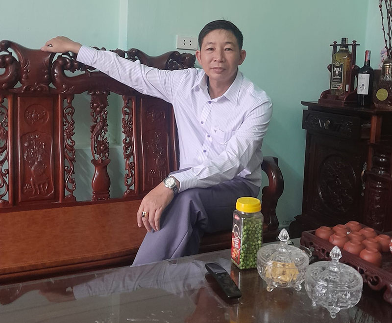 Ong Quang yen tam phan nao khi duoc ho tro dong bao hiem xa hoi tu nguyen theo muc moi tu ngay 1.7. Anh: Minh Huong.