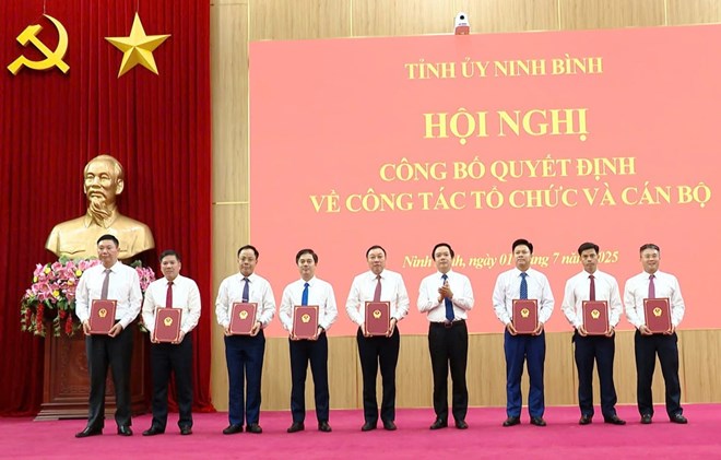 Danh sách giám đốc, phó giám đốc các sở ở Ninh Bình sau sáp nhập