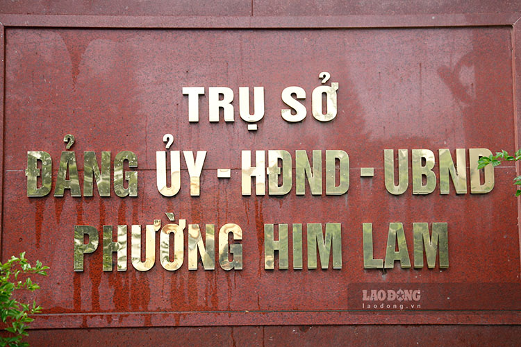 Tru so UBND phuong Him Lam (cu) duoc dieu chuyen cho Ban quan ly du an va Phat trien quy dat khu vuc 1. Anh: Quang Dat