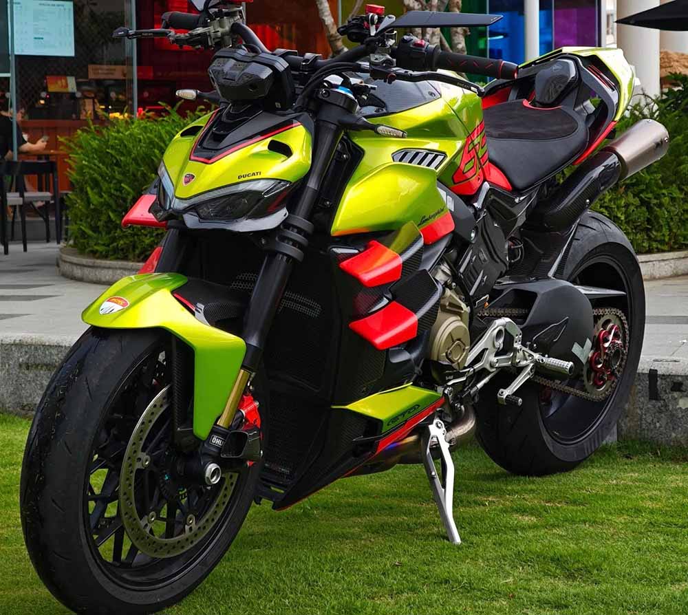 El auto Ducati Streetfighter V4 Lamborghini tiene una orden 505/630 que se vende en Vietnam. Foto: Hung Vu