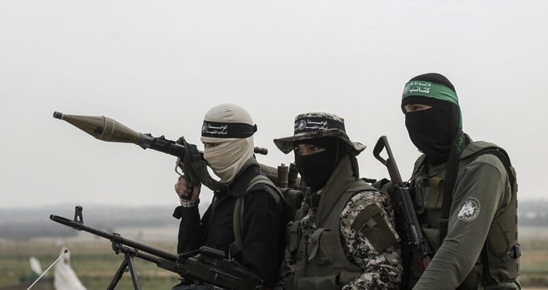 Hamas Warriors en Gaza. Foto: Xinhua