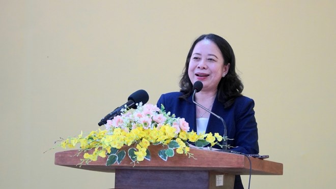 Phó Chủ tịch nước Võ Thị Ánh Xuân tiếp xúc cử tri tỉnh An Giang​