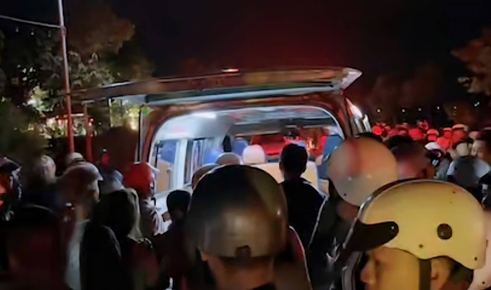 La scene de la noyade. Photo: Bao Trung