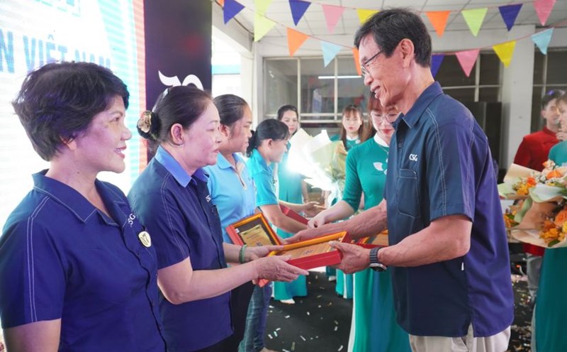 Chang Shin Vietnam Co., Ltd. takes care of its workers. Photo: Ha ANH CHIEN