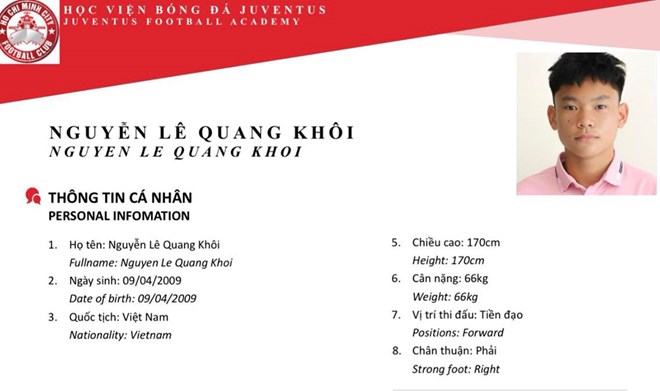 Con trai cựu tuyển thủ Quang Hải sang Brazil tập huấn dài hạn