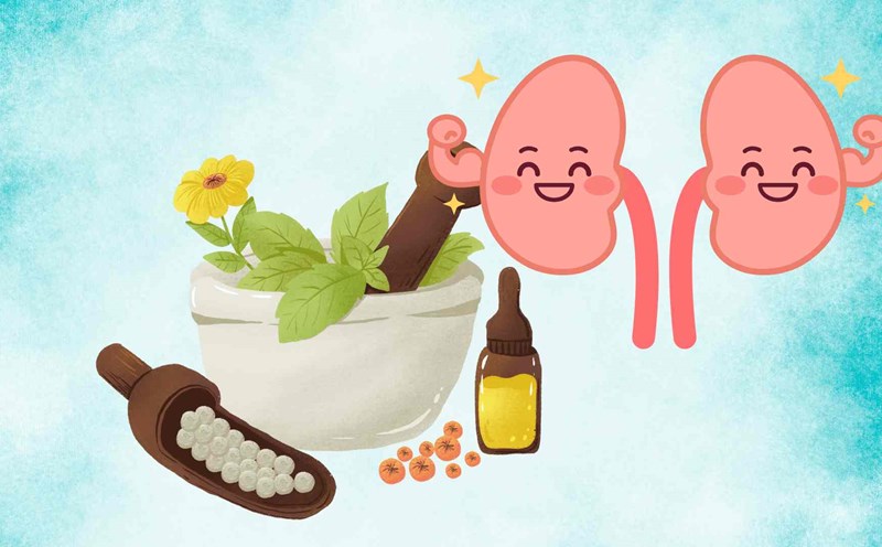 field remedies to help the kidneys filter out toxins. Graphic photo: Hoang Loc