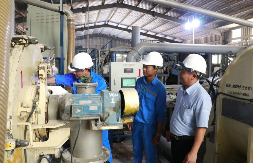 Focus on ensuring occupational safety and hygiene in enterprises. Photo: Han Nguyen