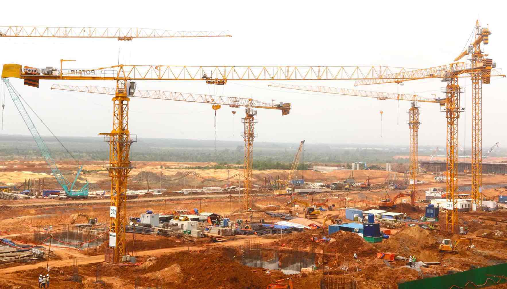 동나이성 롱탄 공항 프로젝트 시공 현장. 사진: HAC