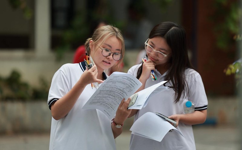 The school considers the transcript for the Information Technology major in 2025. Photo: Hai Nguyen