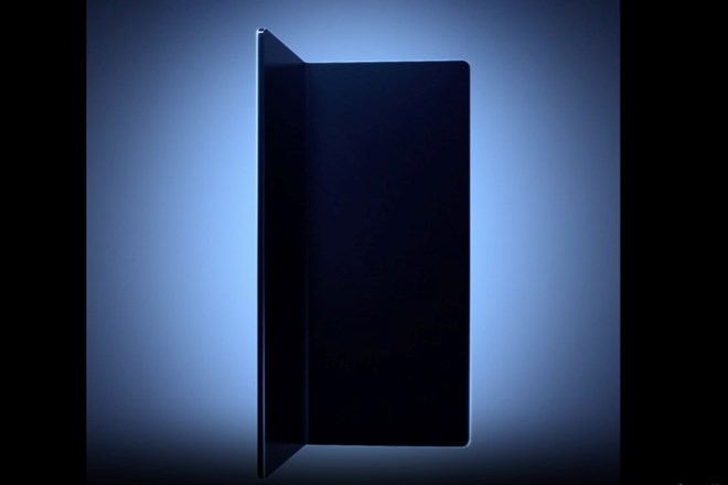 Samsung's simulation image of a Galaxy Z Fold product. Graphics: Quang Minh