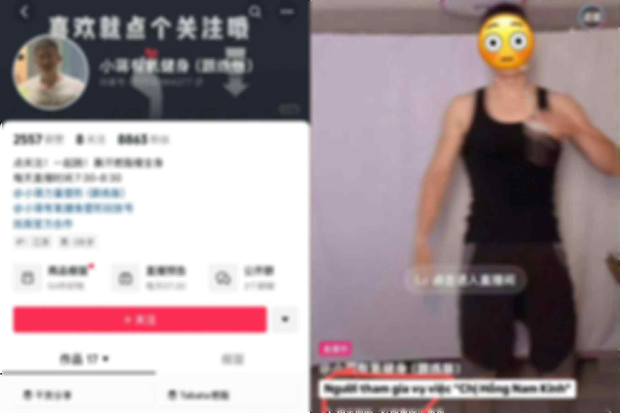 Nam TikToker tu cong khai danh tinh la nan nhan trong vu nguoi dan ong gia gai o Nam Kinh. Anh: Douyin
