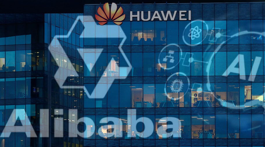 Huawei's artificial intelligence (AI) research department has denied allegations that it had copied elements from a Alibaba model. Graphic photo: Van Thang