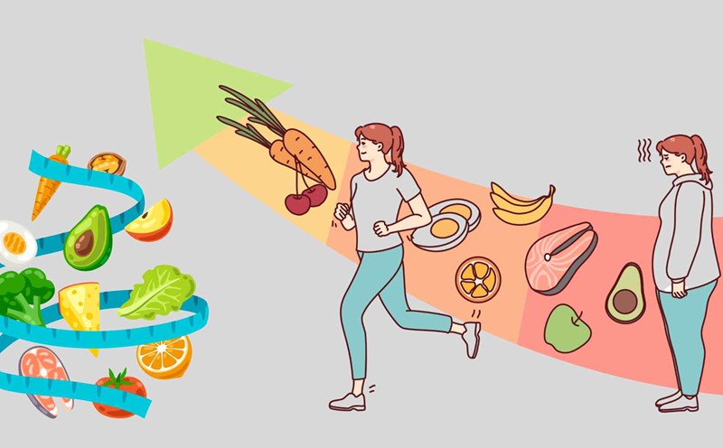 Eating dinner properly will help you lose weight effectively. Graphics: Ha May