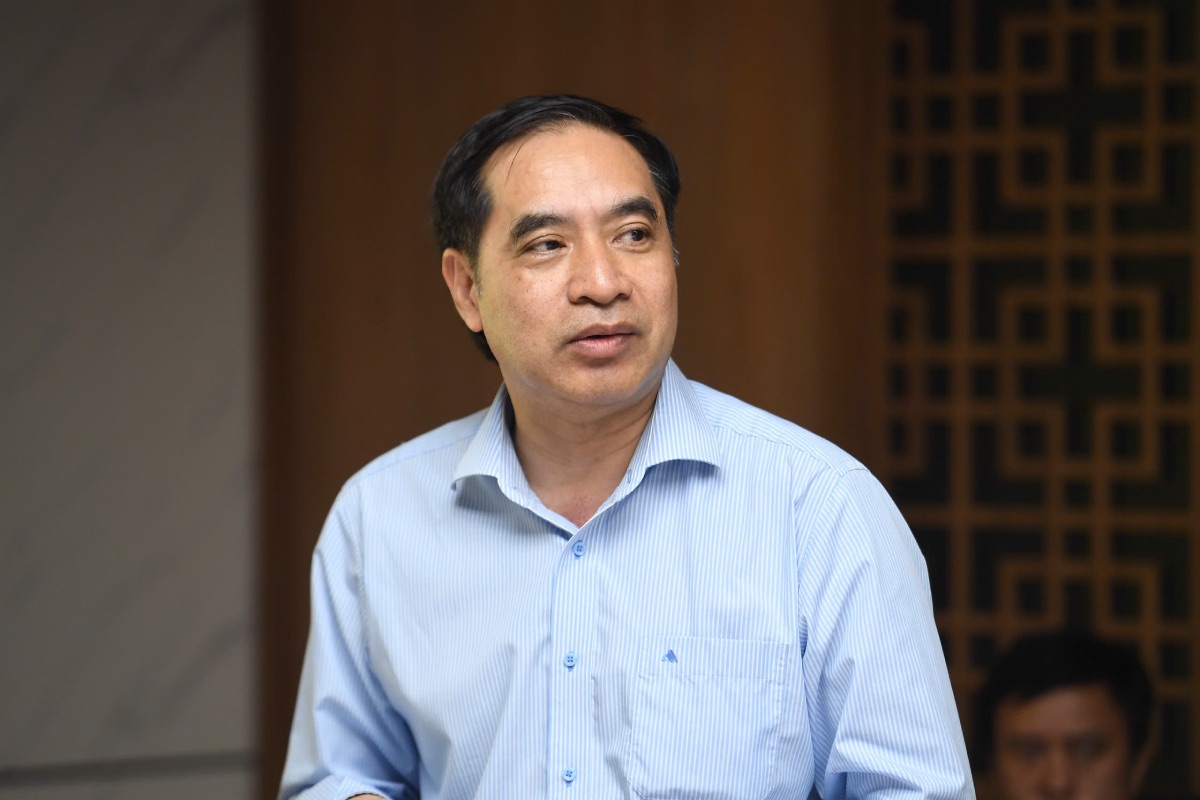 Director of the Department of Employment Vu Trong Binh (Ministry of Home Affairs). Photo: Gia Doan