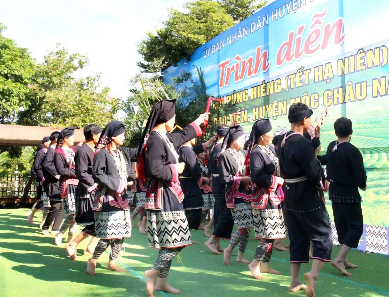 The Hung Pung Festival (Tet Ha Nien) of the Dao Tien people in Moc Chau, Son La has just been included in the National Intangible Cultural Heritage List. Photo: Minh Nguyen