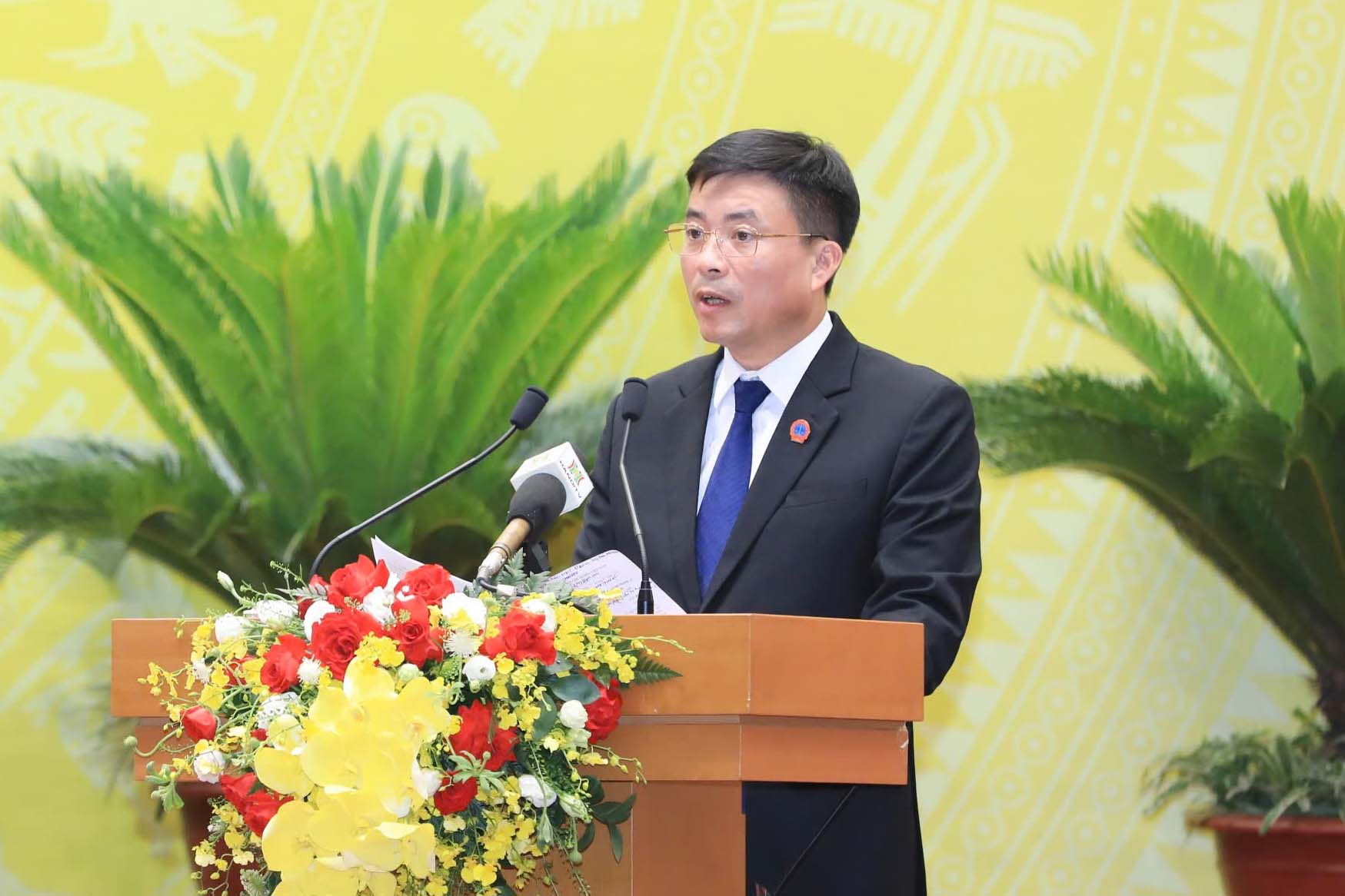 M. Nguyen Xuan Ky, juge en chef de la cour populaire de Hanoi. Photo: Pham Kien