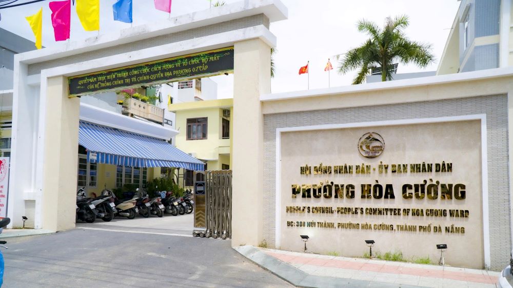 Phuong Hai Chau (TP Da Nang) cong bo logo moi gan voi di tich dia phuong. Anh: Tran Thi
