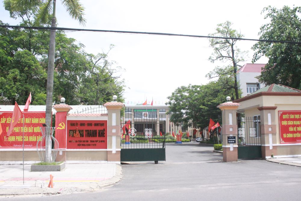 Cac tru so phuong moi tren dia ban TP Da Nang duoc thay moi. Anh: Tran Thi