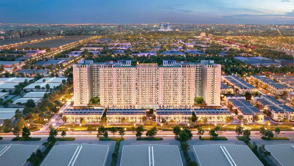 K-Home Apartment Complex is located right in the center of Binh Duong New City, only about 5 minutes from the Binh Duong TTHC twin towers.