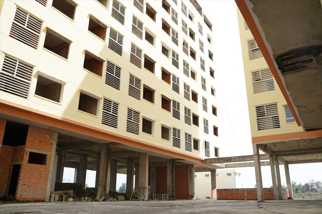 A social housing project in Ham Kiem II Industrial Park in Lam Dong province. Photo: Duy Tuan