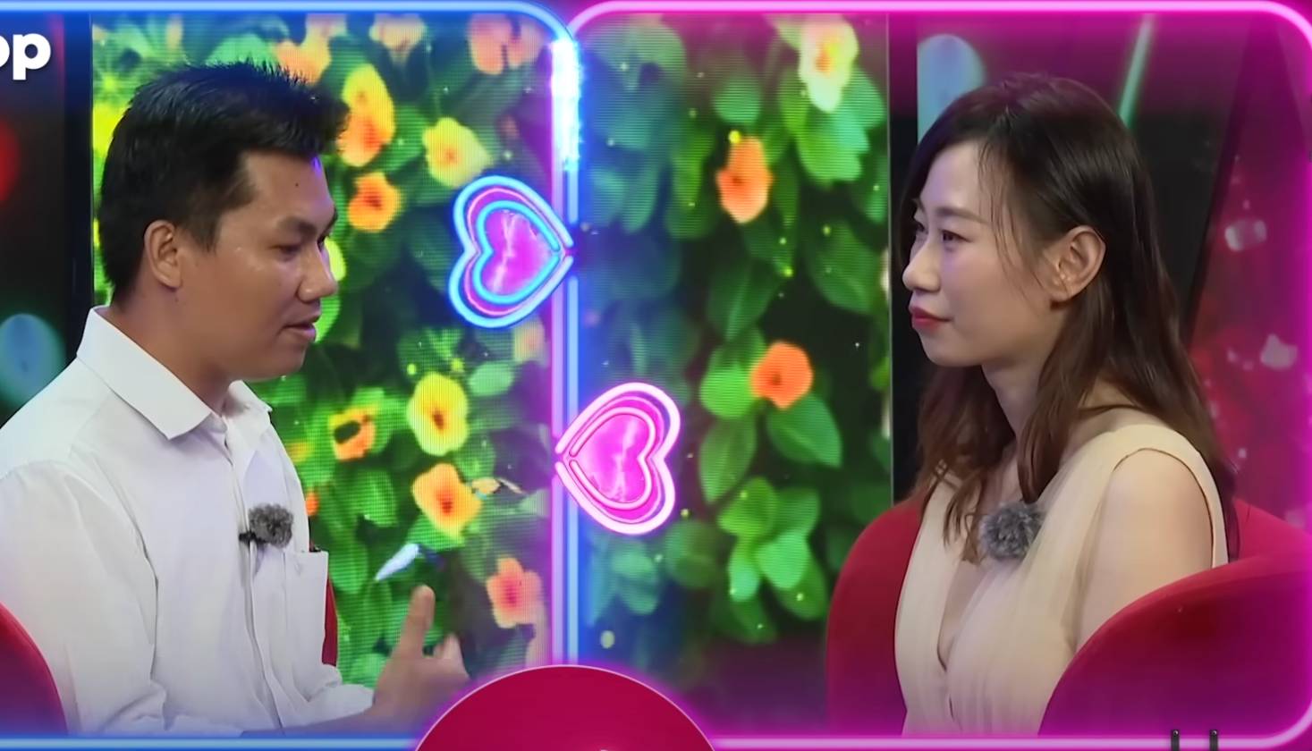 The couple at "You want to date". Photo: MCV Producer.